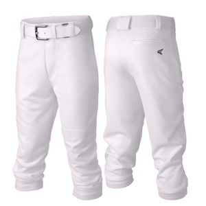 NWT - White Easton Pro+ Youth Baseball Pull Up Pant - Youth XL 29”- 31”